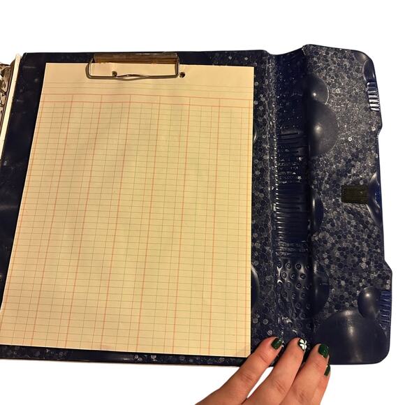 Vintage 90s atomic Trapper Keeper, Meade Designer series folder portfolio binder - Picture 6 of 9